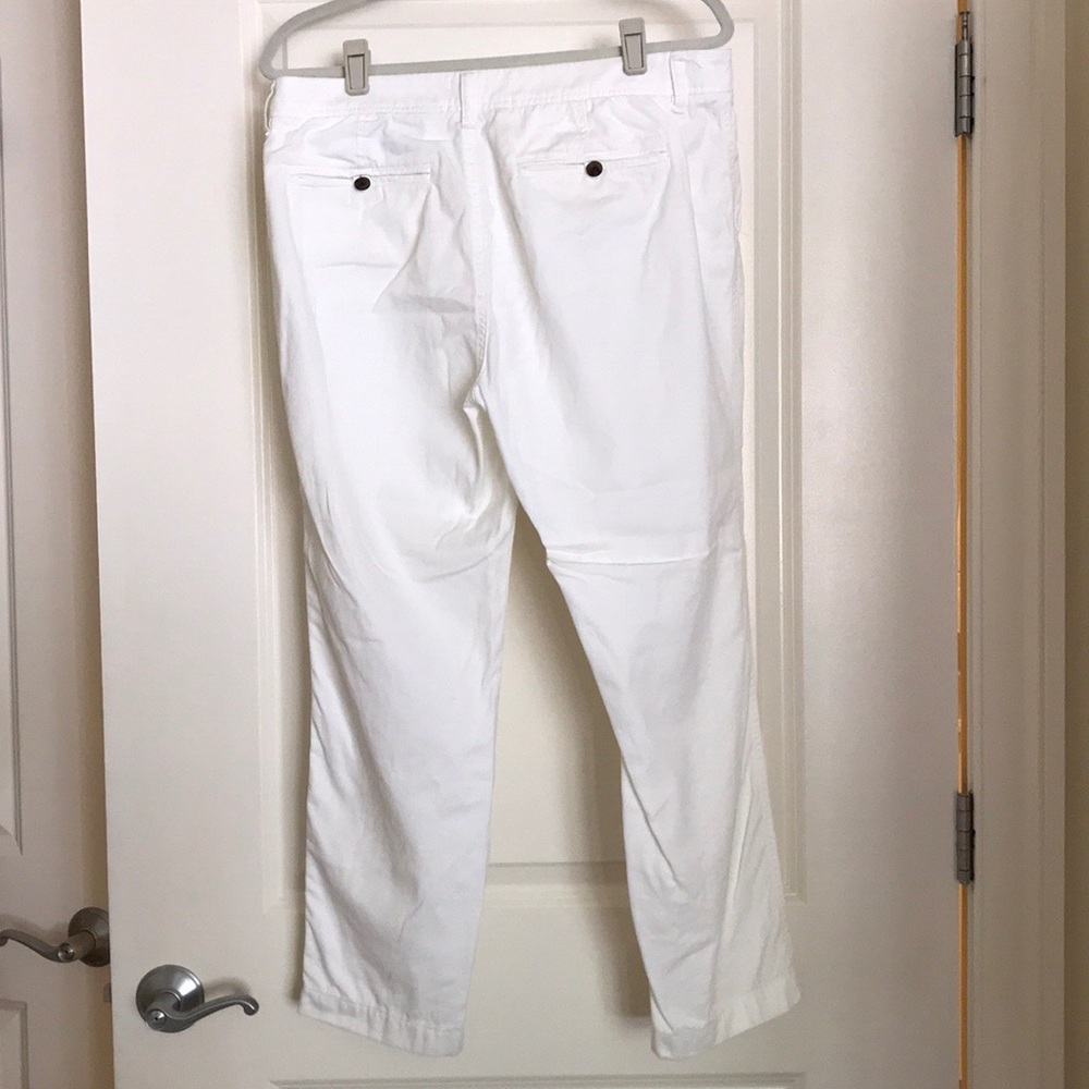 J. Crew Factory White Summer Pant - Picture 4 of 4